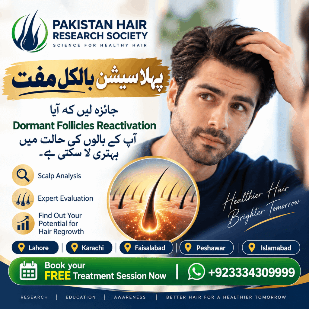 Hair growth treatment miniaturized hairs Pakistan